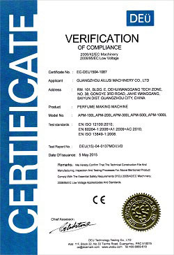 Qualification Certificate