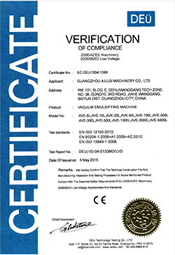 Qualification Certificate