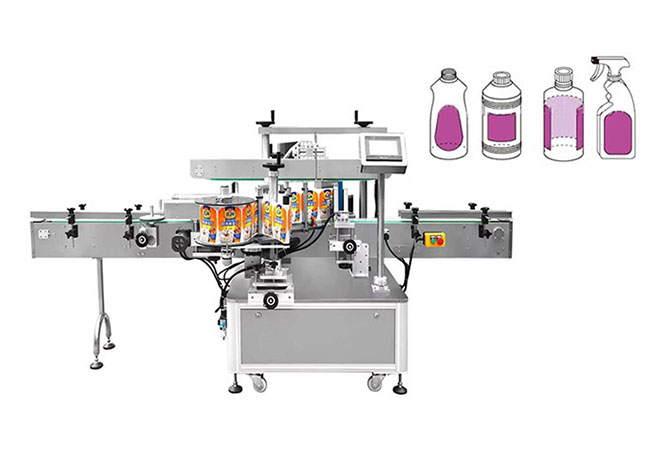 Double-Side Labeling Machine For Round & Flat Bottles