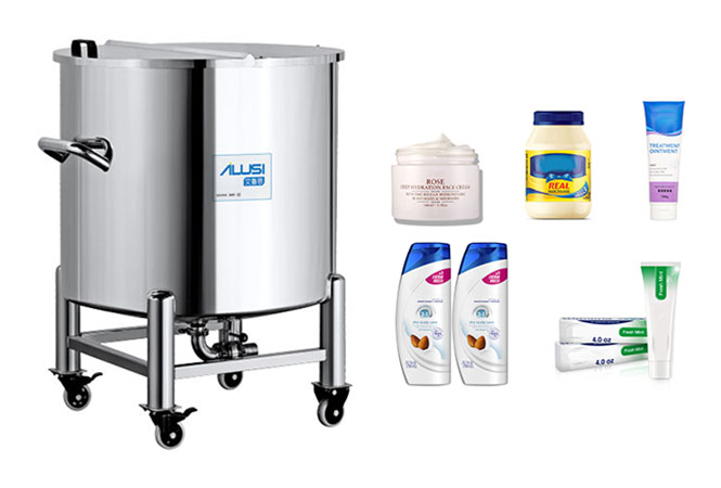 Movable Half Open Lid Storage Tank