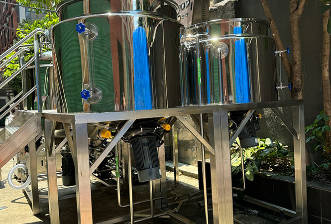 Fixed Vacuum Emulsifying Mixer