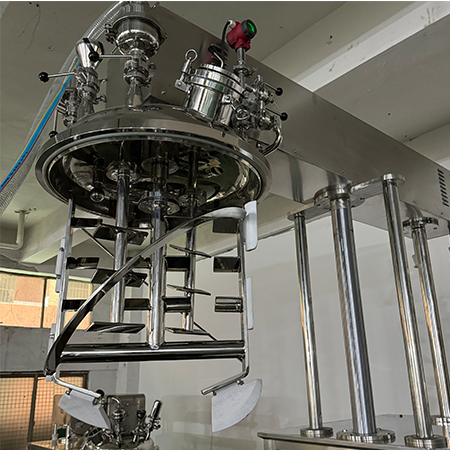 Hydraulic Lifting Vacuum Emulsifying Mixer