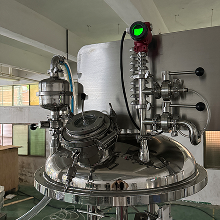 Hydraulic Lifting Vacuum Emulsifying Mixer