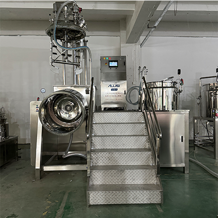 Hydraulic Lifting Vacuum Emulsifying Mixer