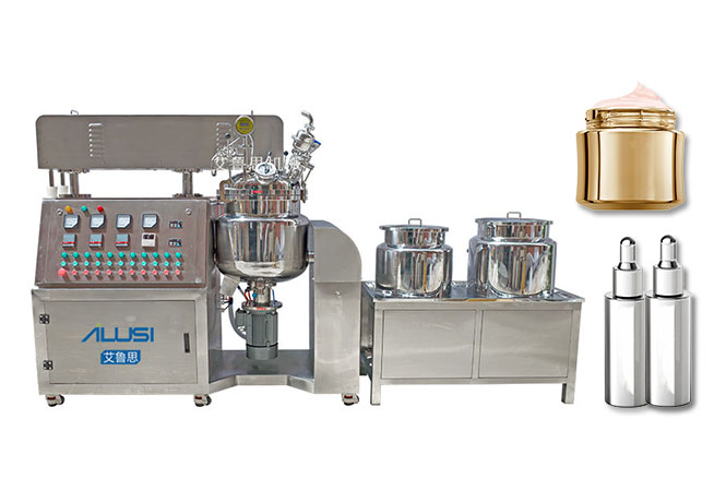 Hydraulic Lifting Vacuum Emulsifying Mixer