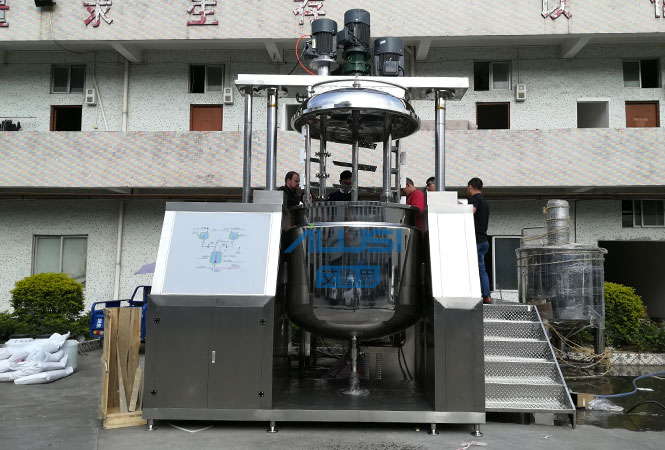 Hydraulic Lifting Toothpaste Making Machine