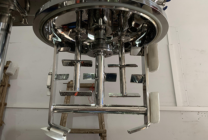 Hydraulic Lifting Vacuum Emulsifying Mixer