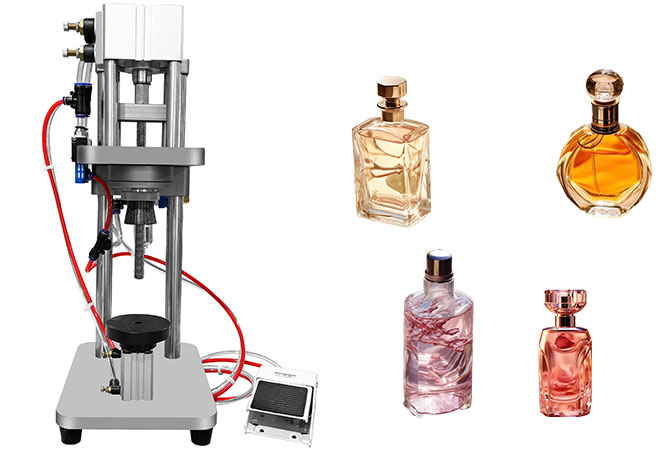 Semi-automatic Perfume Crimping Machine