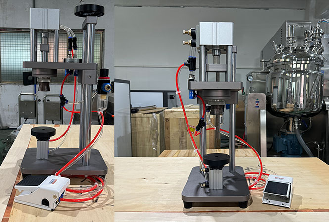 Semi-automatic Perfume Crimping Machine