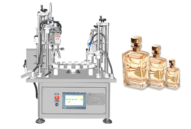 Rotary Single-Head Peristaltic Pump Filling, Capping, and Sealing Machine
