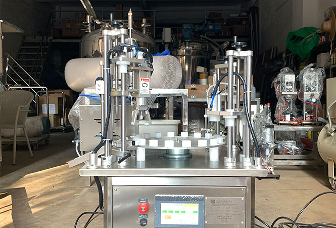 Rotary Single-Head Peristaltic Pump Filling, Capping, and Sealing Machine
