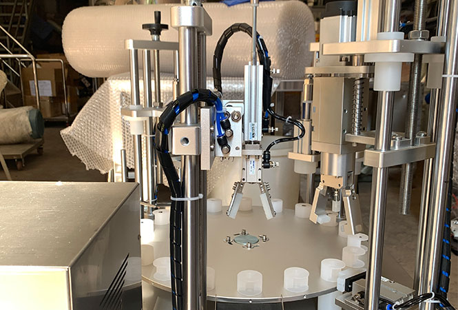 Rotary Single-Head Peristaltic Pump Filling, Capping, and Sealing Machine