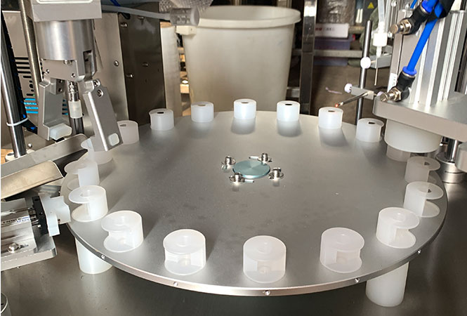 Rotary Single-Head Peristaltic Pump Filling, Capping, and Sealing Machine